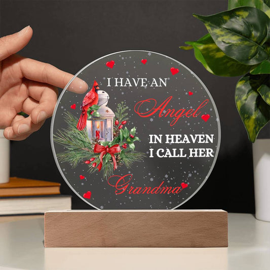 Angel in Heaven Grandma Acrylic Plaque