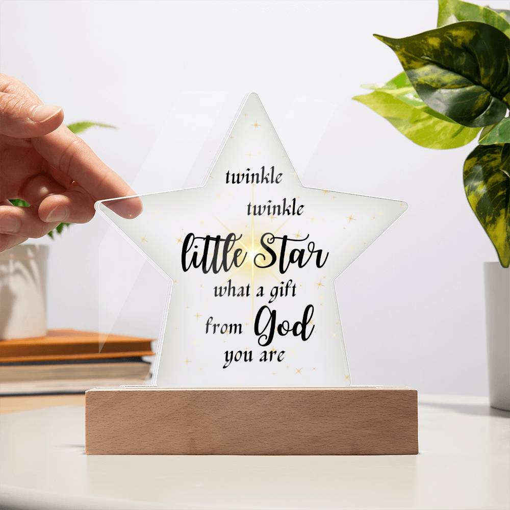 Twinkle Twinkle Little Star Acrylic Plaque