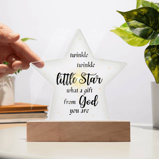 Twinkle Twinkle Little Star Acrylic Plaque