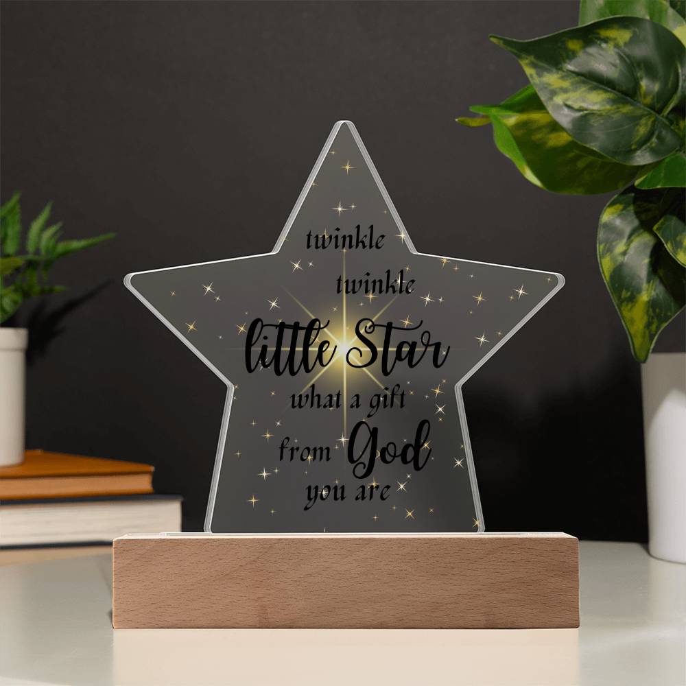 Twinkle Twinkle Little Star Acrylic Plaque