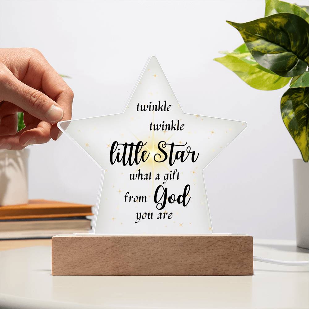 Twinkle Twinkle Little Star Acrylic Plaque