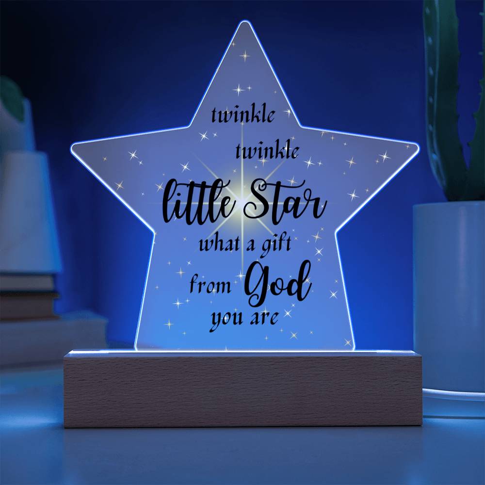 Twinkle Twinkle Little Star Acrylic Plaque