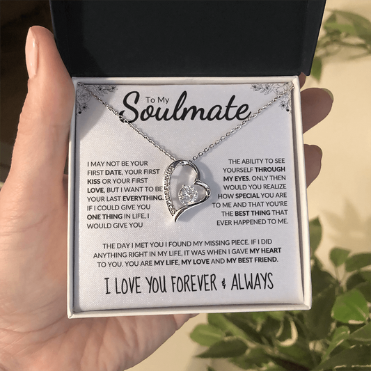 To My Soulmate | My Love | Forever Love Necklace