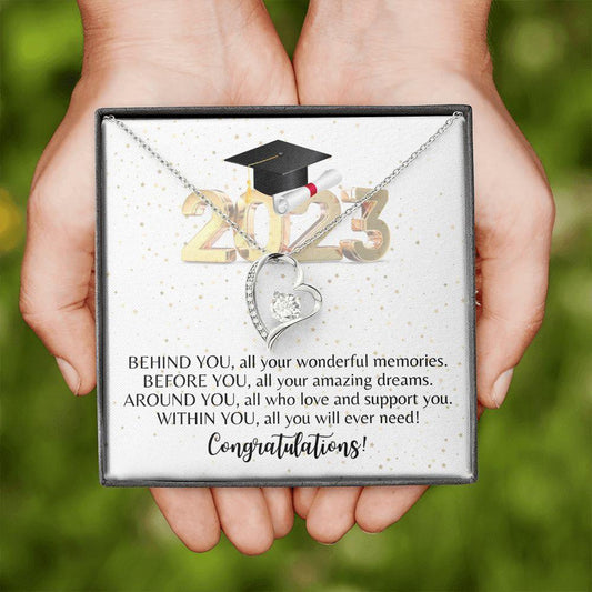 2023 | Congratulations Graduate | Forever Love Necklace - ALL4THEGIFTOFIT