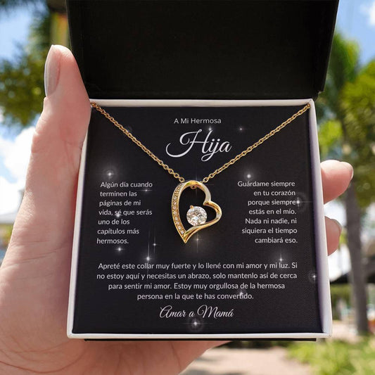 A Mi Hermosa Hija | El Capitulo Mas Hermoso | Amar a Mamá | Collar Forever Love - ALL4THEGIFTOFIT