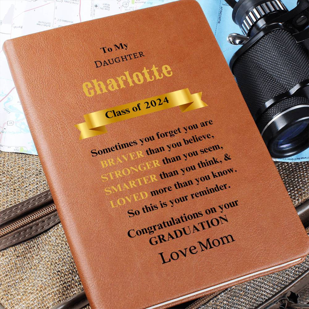 (TOP SELLER 🔥) Personalized Class of...Graduation Graphic Leather Journal