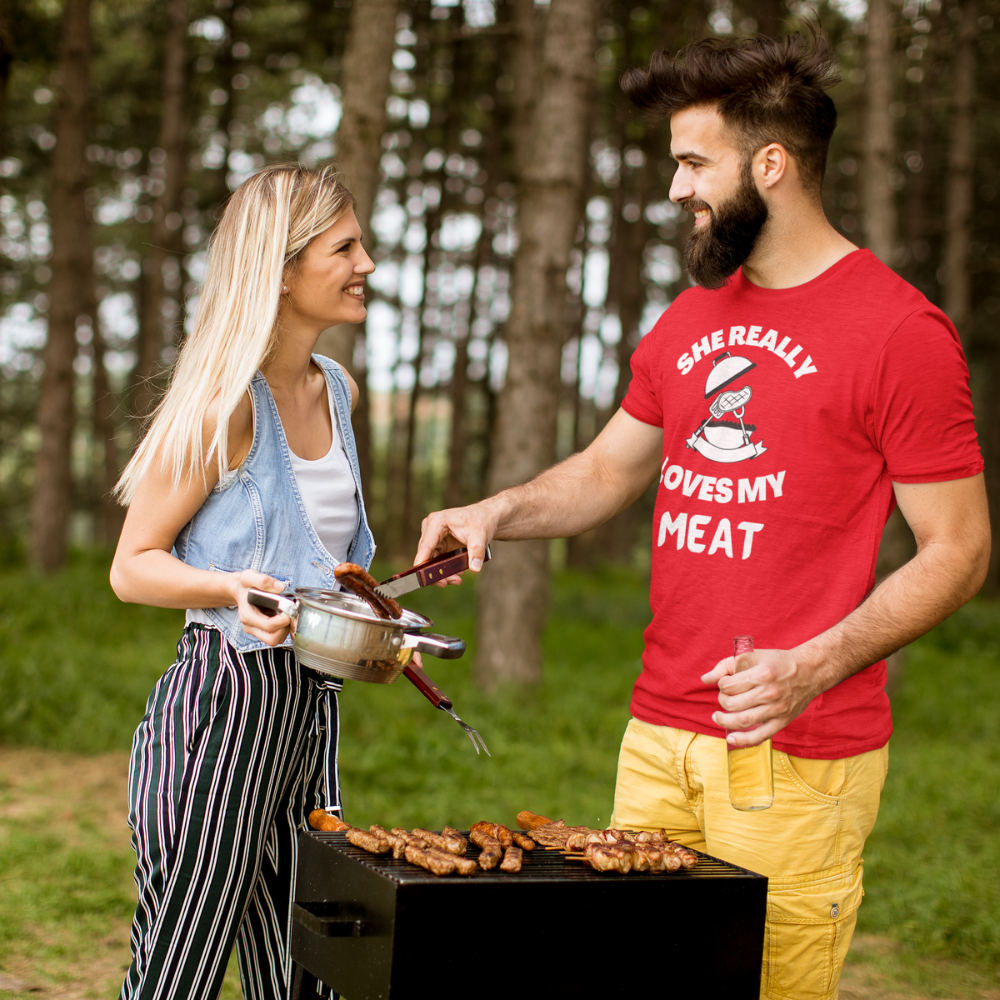 SHE REALLY LOVES MY MEAT T SHIRT