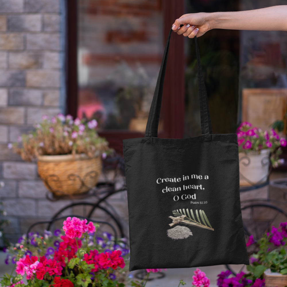 Create in Me.. Black Tote Bag (AOP)