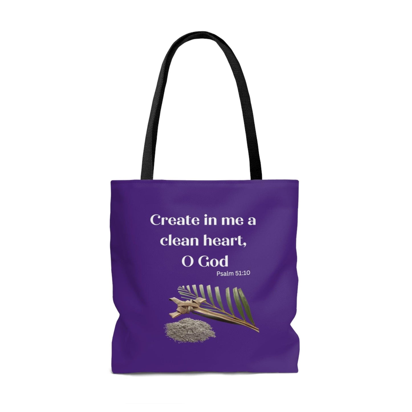 Create in Me.. Purple Tote Bag (AOP) - ALL4THEGIFTOFIT