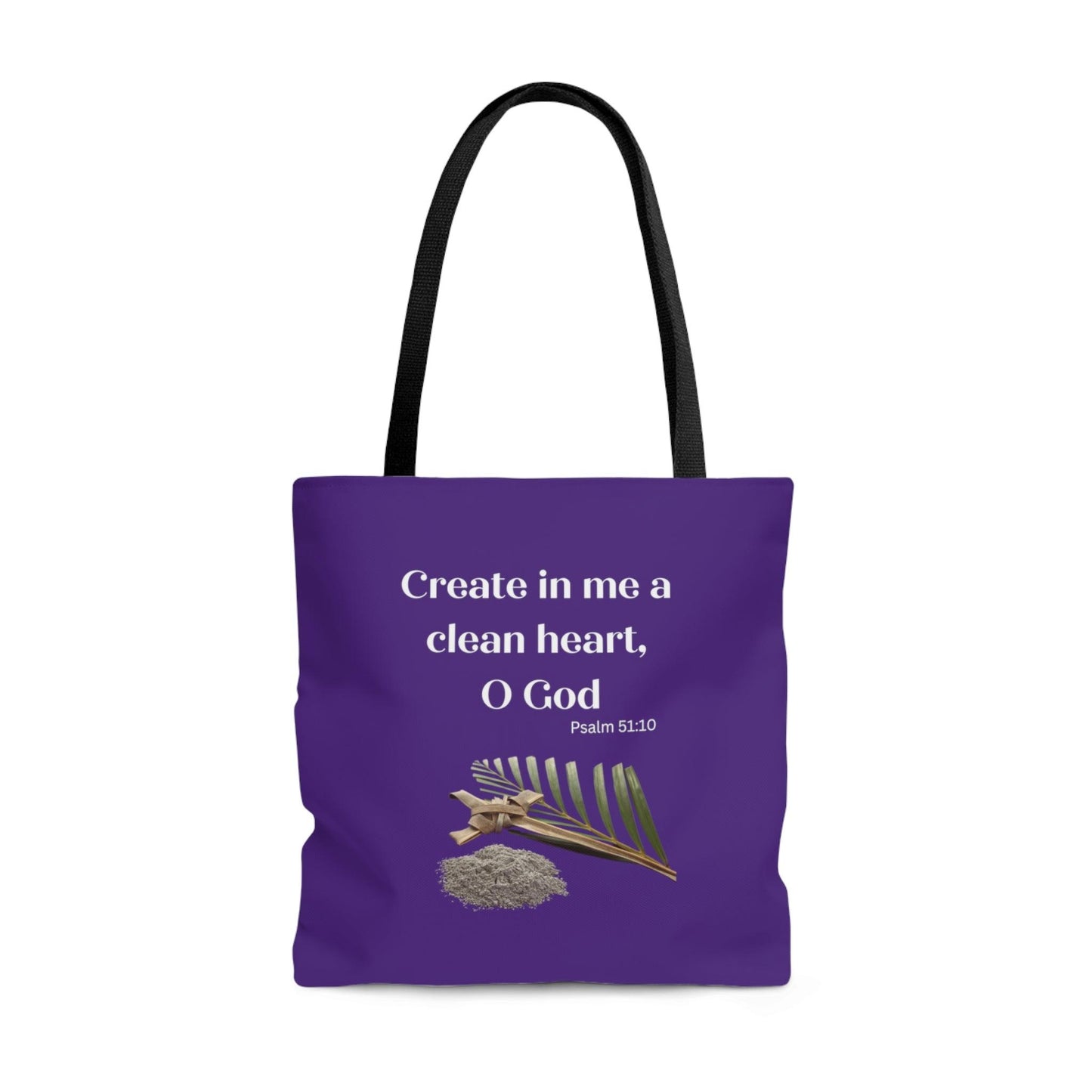 Create in Me.. Purple Tote Bag (AOP) - ALL4THEGIFTOFIT