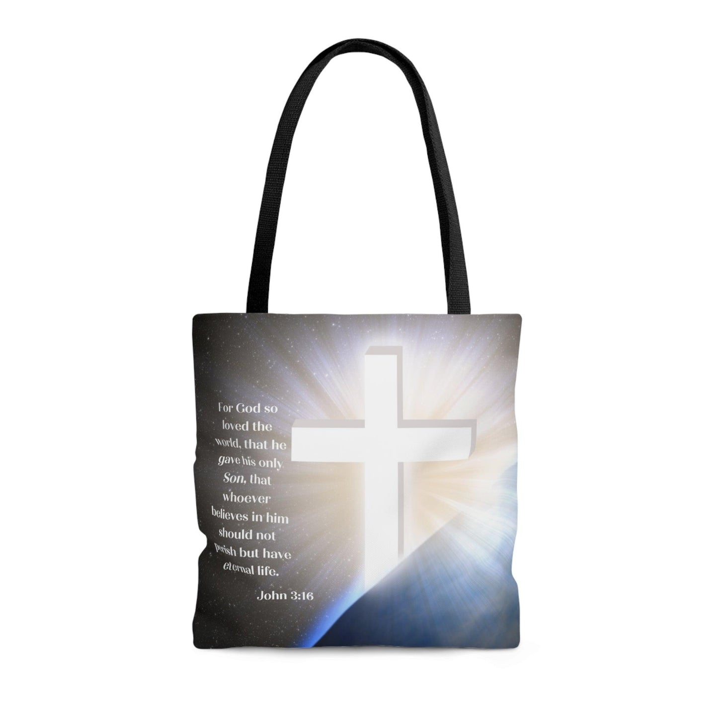 For God So Loved... Tote Bag (AOP) - ALL4THEGIFTOFIT