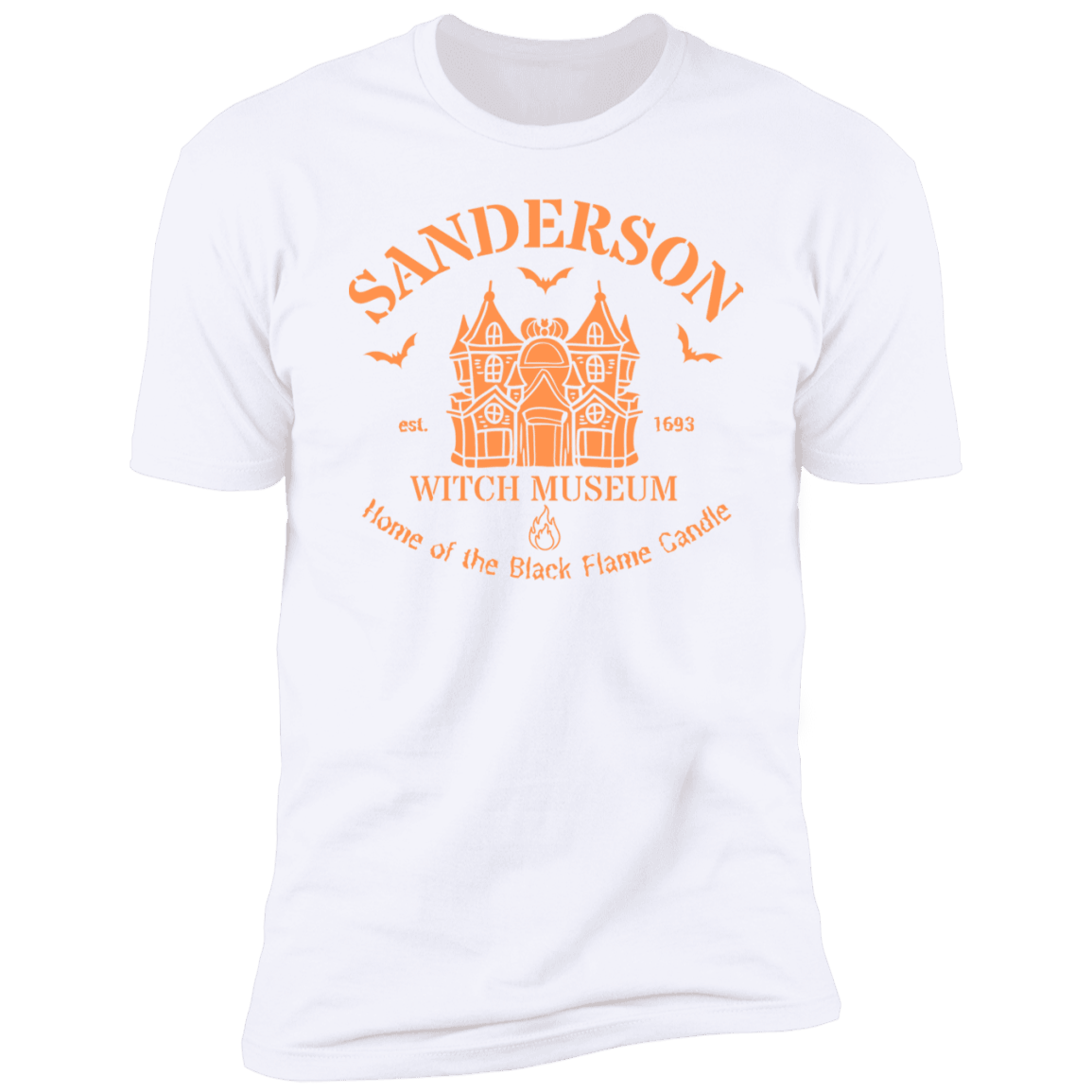 SANDERSON Witch Museum T Shirt-Orange Design - ALL4THEGIFTOFIT