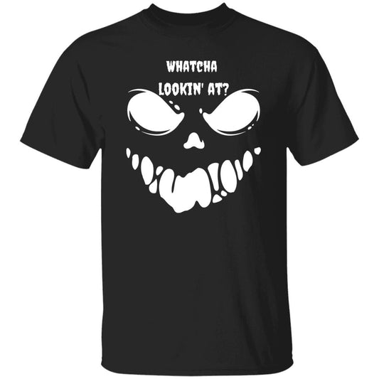 Whatcha Lookin' At (White) - Halloween - G500 5.3 oz. T-Shirt - ALL4THEGIFTOFIT