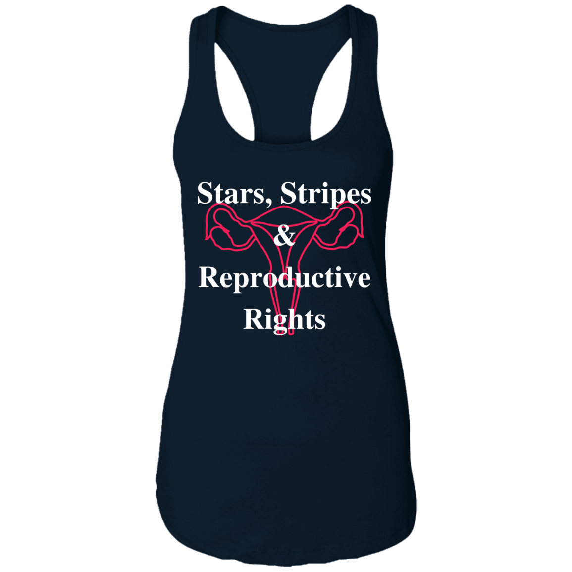 Stars, Stripes & Reproductive Rights - White & Red Design - ALL4THEGIFTOFIT