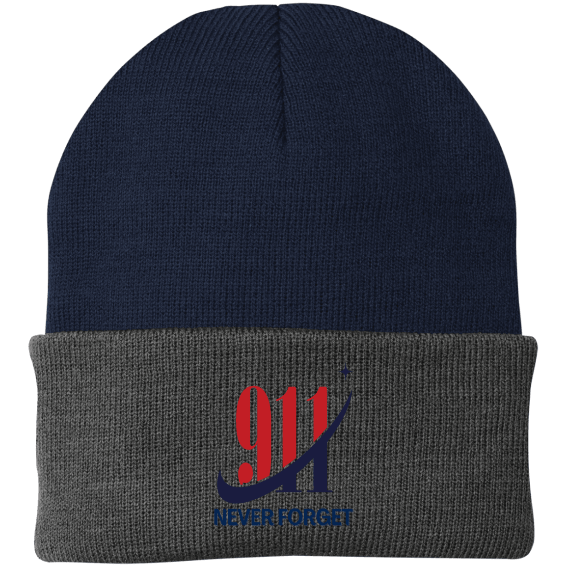 Never Forget (1) - CP90 Embroidered Knit Cap - ALL4THEGIFTOFIT