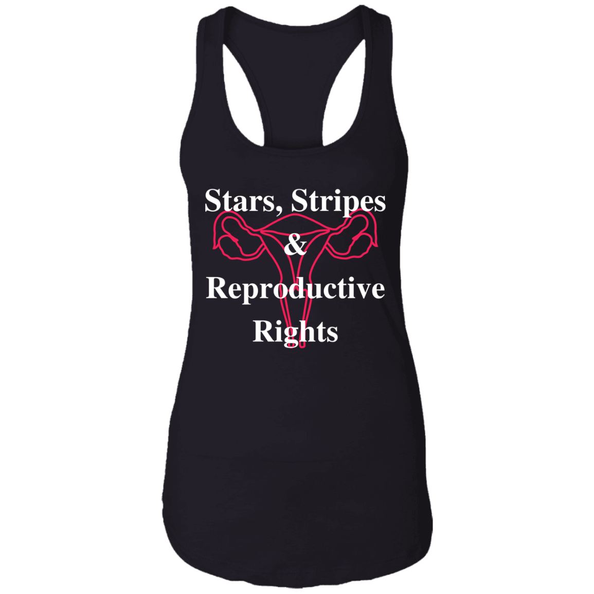 Stars, Stripes & Reproductive Rights - White & Red Design - ALL4THEGIFTOFIT