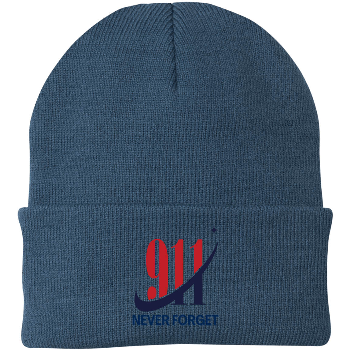 Never Forget (1) - CP90 Embroidered Knit Cap - ALL4THEGIFTOFIT