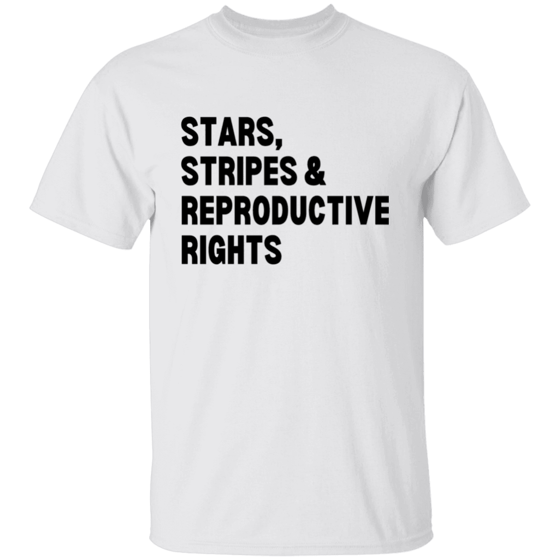 STARS, STRIPES & REPRODUCTIVE RIGHTS - Black Writing - ALL4THEGIFTOFIT