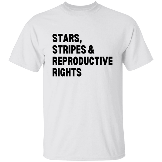 STARS, STRIPES & REPRODUCTIVE RIGHTS - Black Writing - ALL4THEGIFTOFIT