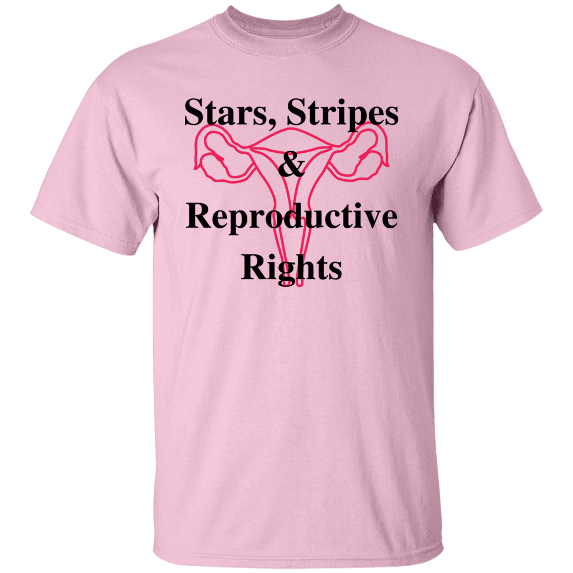 Stars, Stripes & Reproductive Rights - Black & Red Design - ALL4THEGIFTOFIT