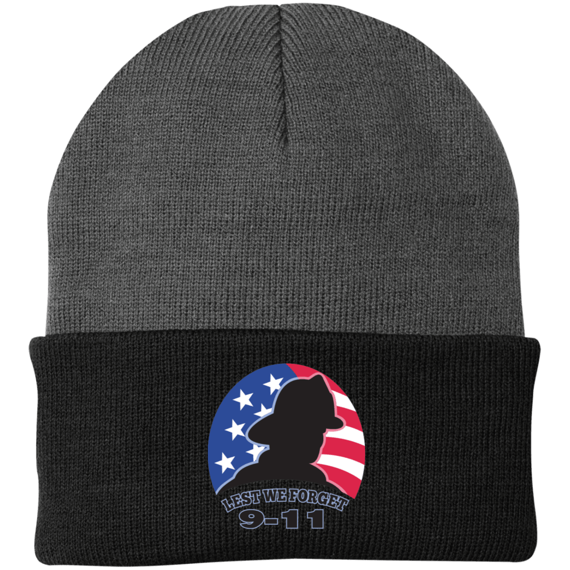 Never Forget (5) - CP90 Embroidered Knit Cap - ALL4THEGIFTOFIT