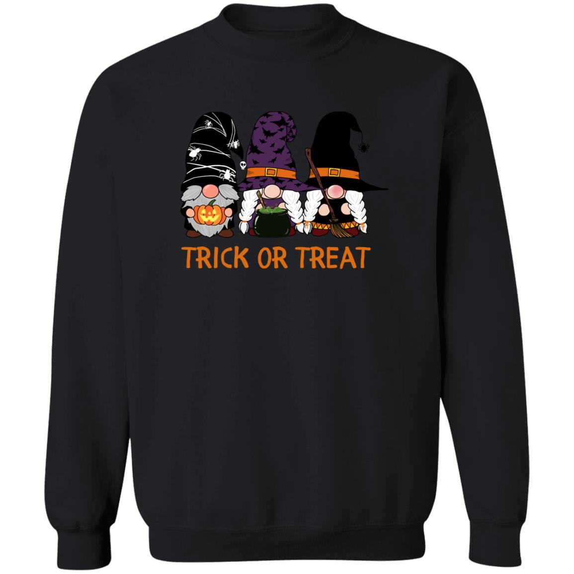 Trick or Treat - Halloween - G180 Crewneck Pullover Sweatshirt - ALL4THEGIFTOFIT