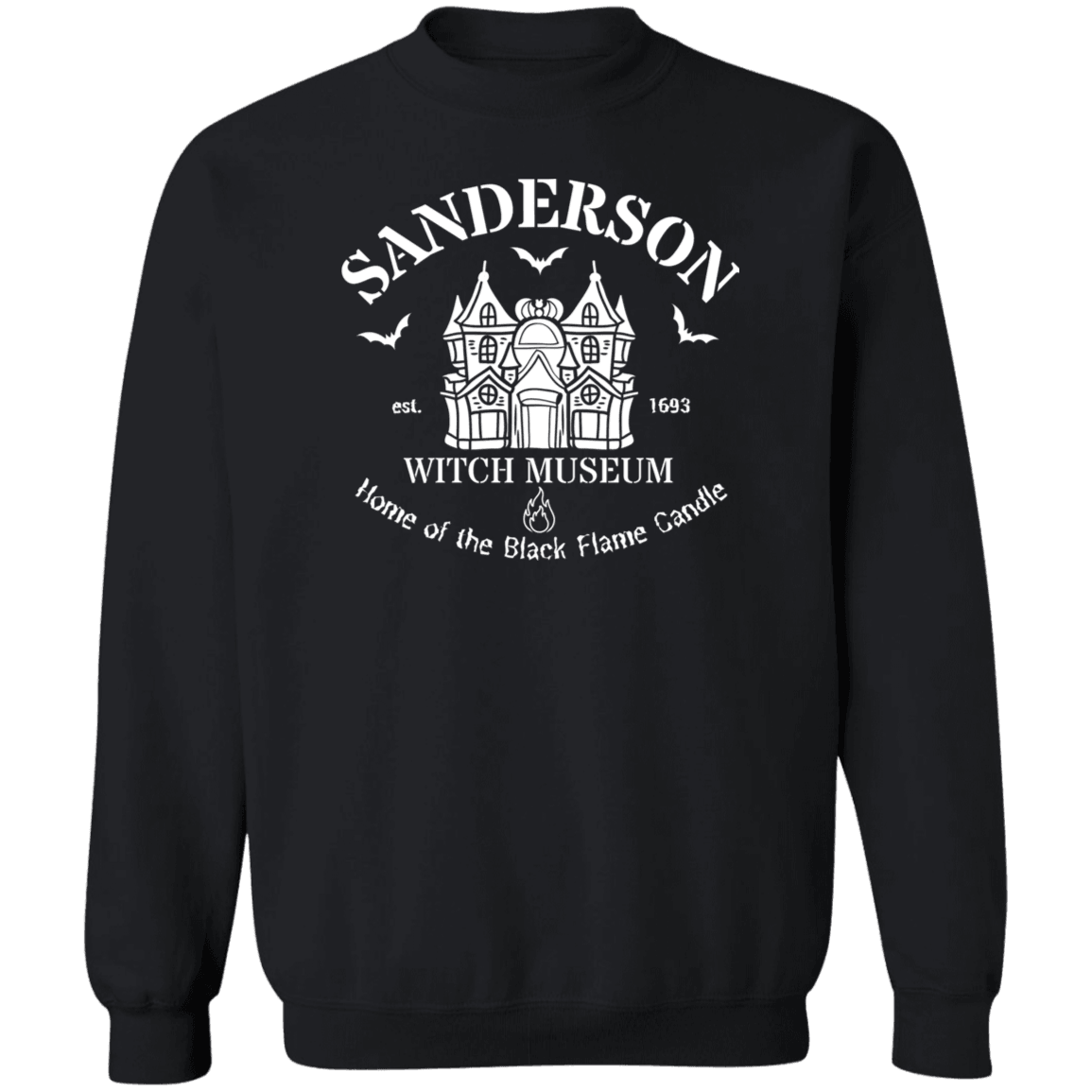 SANDERSON Witch Museum Sweat Shirt - White Design - ALL4THEGIFTOFIT