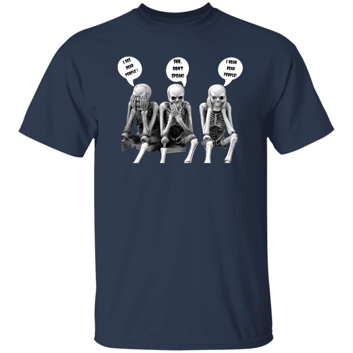 Three Skeletons - Halloween - G500 5.3 oz. T-Shirt - ALL4THEGIFTOFIT