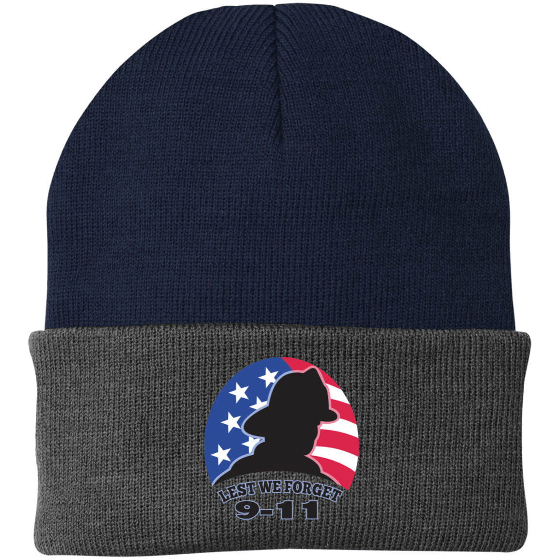 Never Forget (5) - CP90 Embroidered Knit Cap - ALL4THEGIFTOFIT