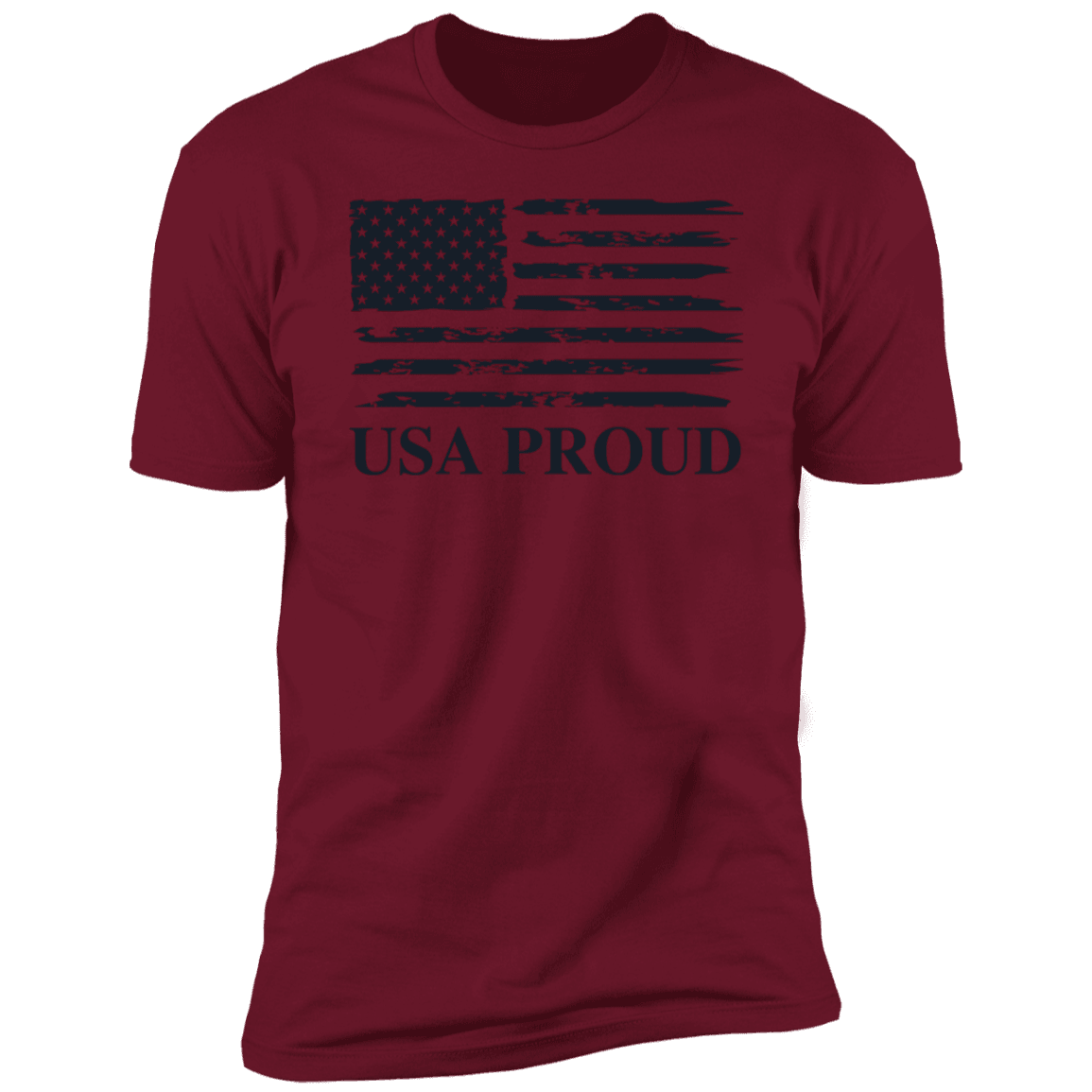 USA PROUD T-Shirt (Black Design) - ALL4THEGIFTOFIT