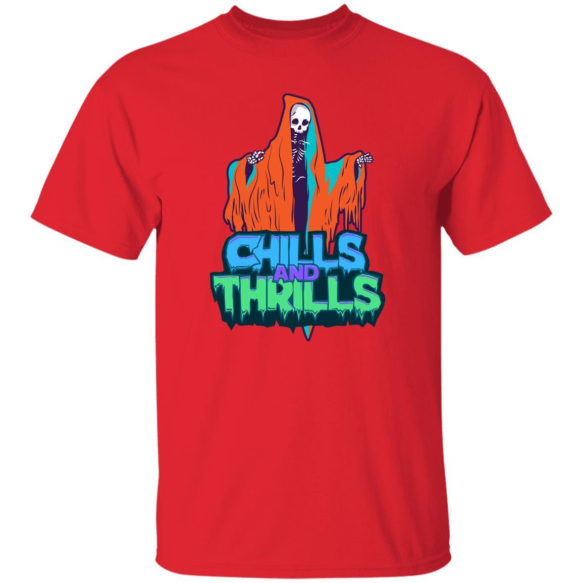 Chills & Thrills - Halloween - G500 5.3 oz. T-Shirt - ALL4THEGIFTOFIT