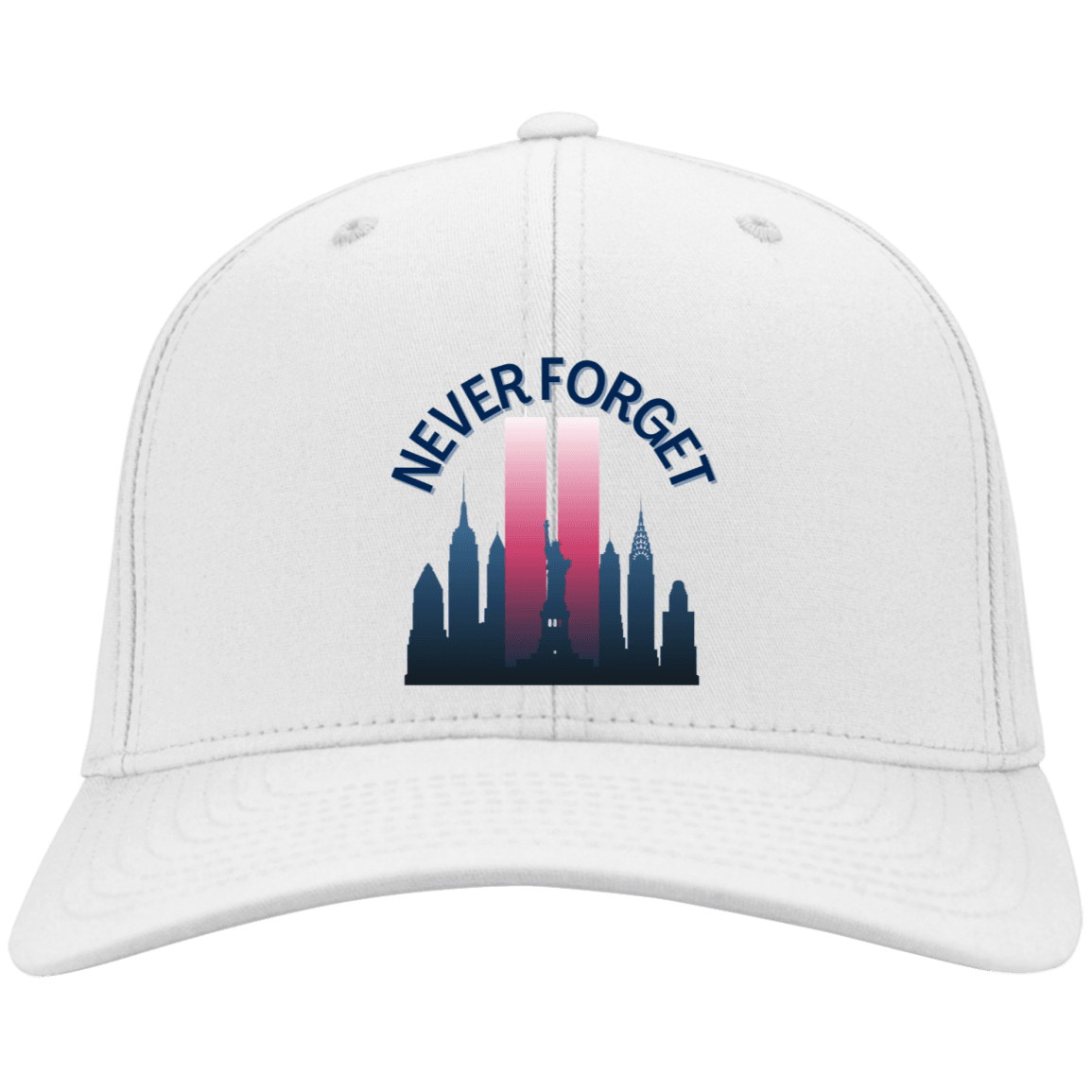 Never Forget (2) - CP80 Embroidered Twill Cap - ALL4THEGIFTOFIT