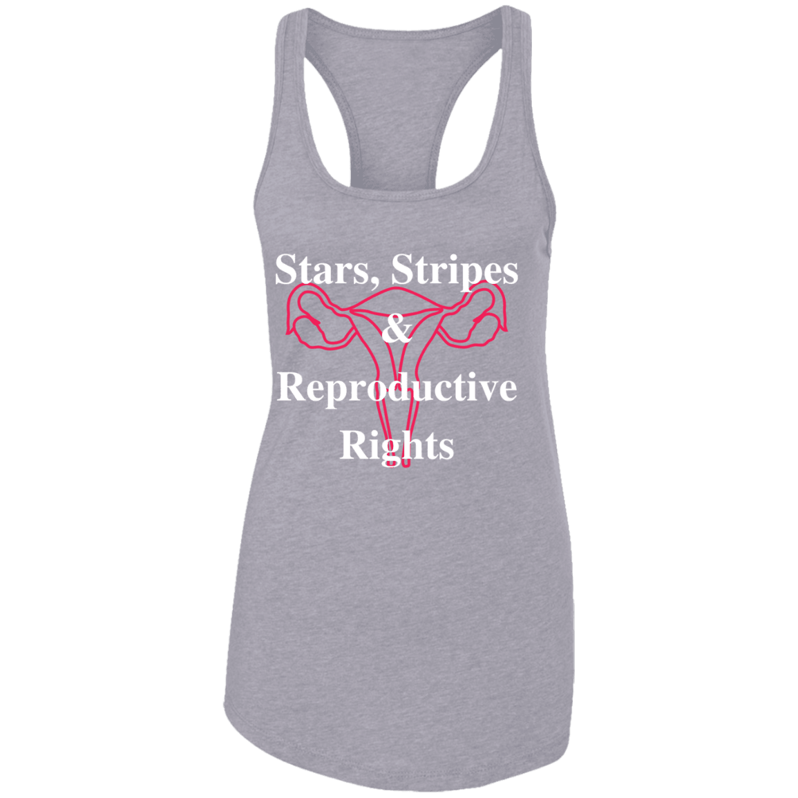 Stars, Stripes & Reproductive Rights - White & Red Design - ALL4THEGIFTOFIT