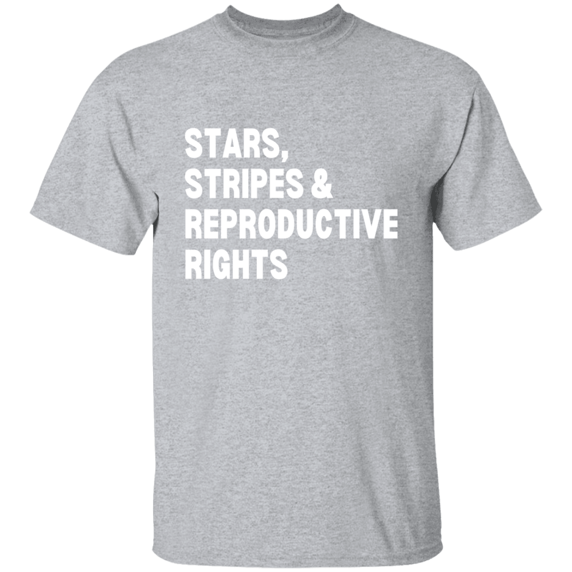 STARS, STRIPES & REPRODUCTIVE RIGHTS - White Writing - ALL4THEGIFTOFIT