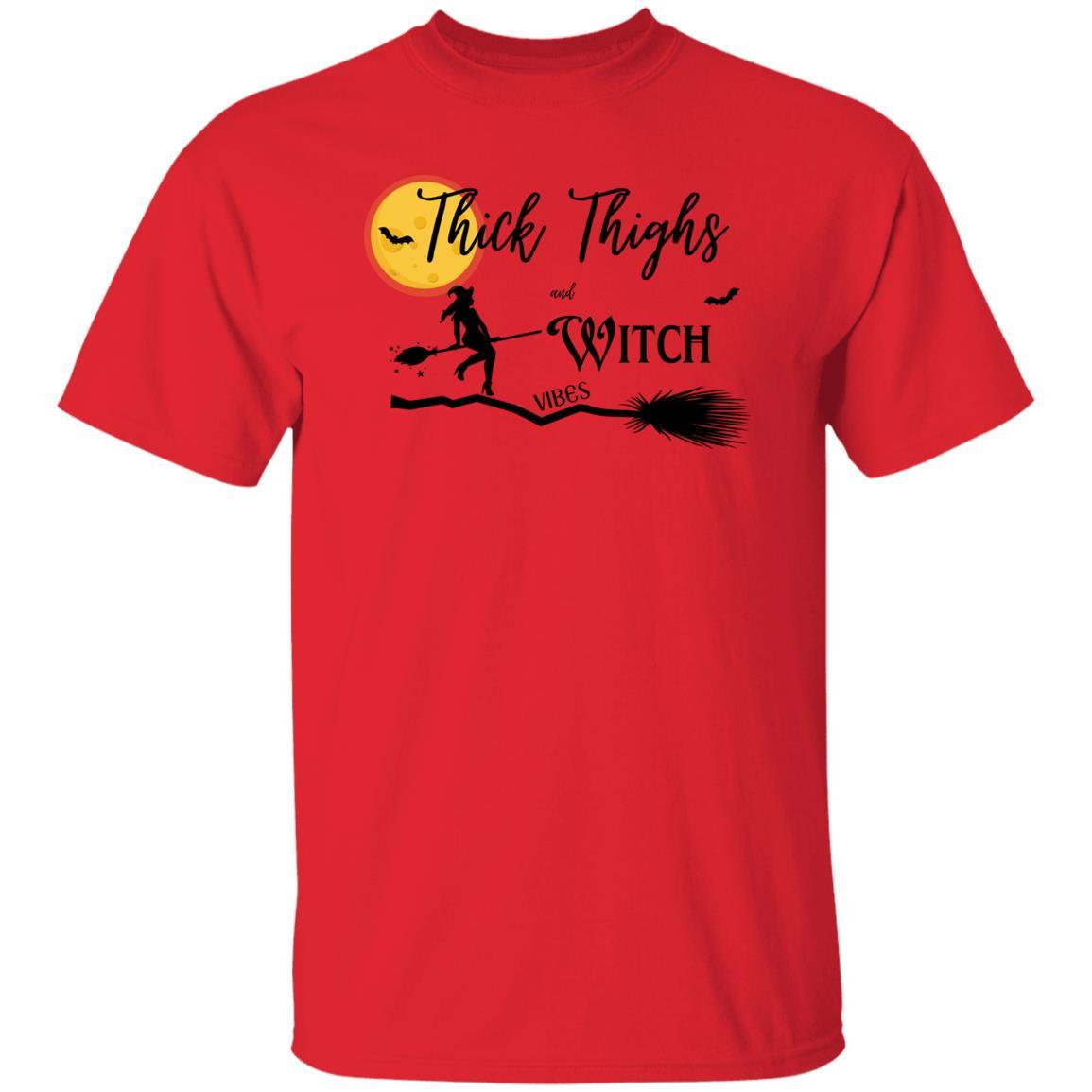 Thick Thighs & Witch Vibes - G500 5.3 oz. T-Shirt - ALL4THEGIFTOFIT