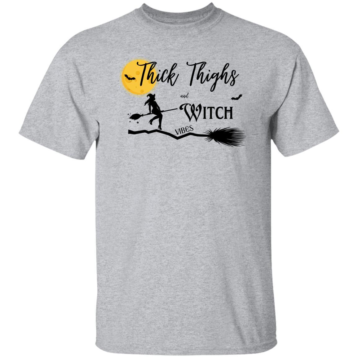 Thick Thighs & Witch Vibes - G500 5.3 oz. T-Shirt - ALL4THEGIFTOFIT