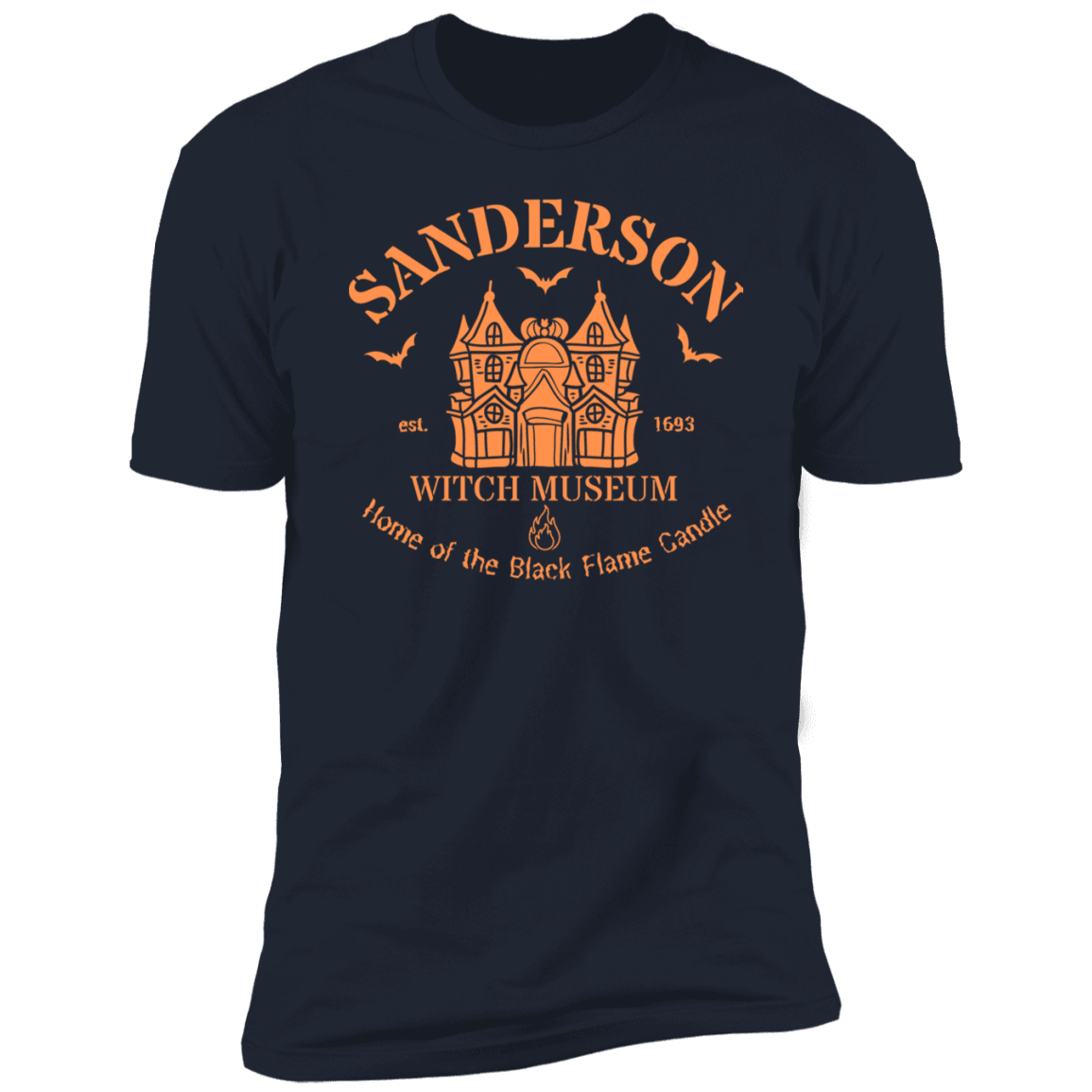 SANDERSON Witch Museum T Shirt-Orange Design - ALL4THEGIFTOFIT