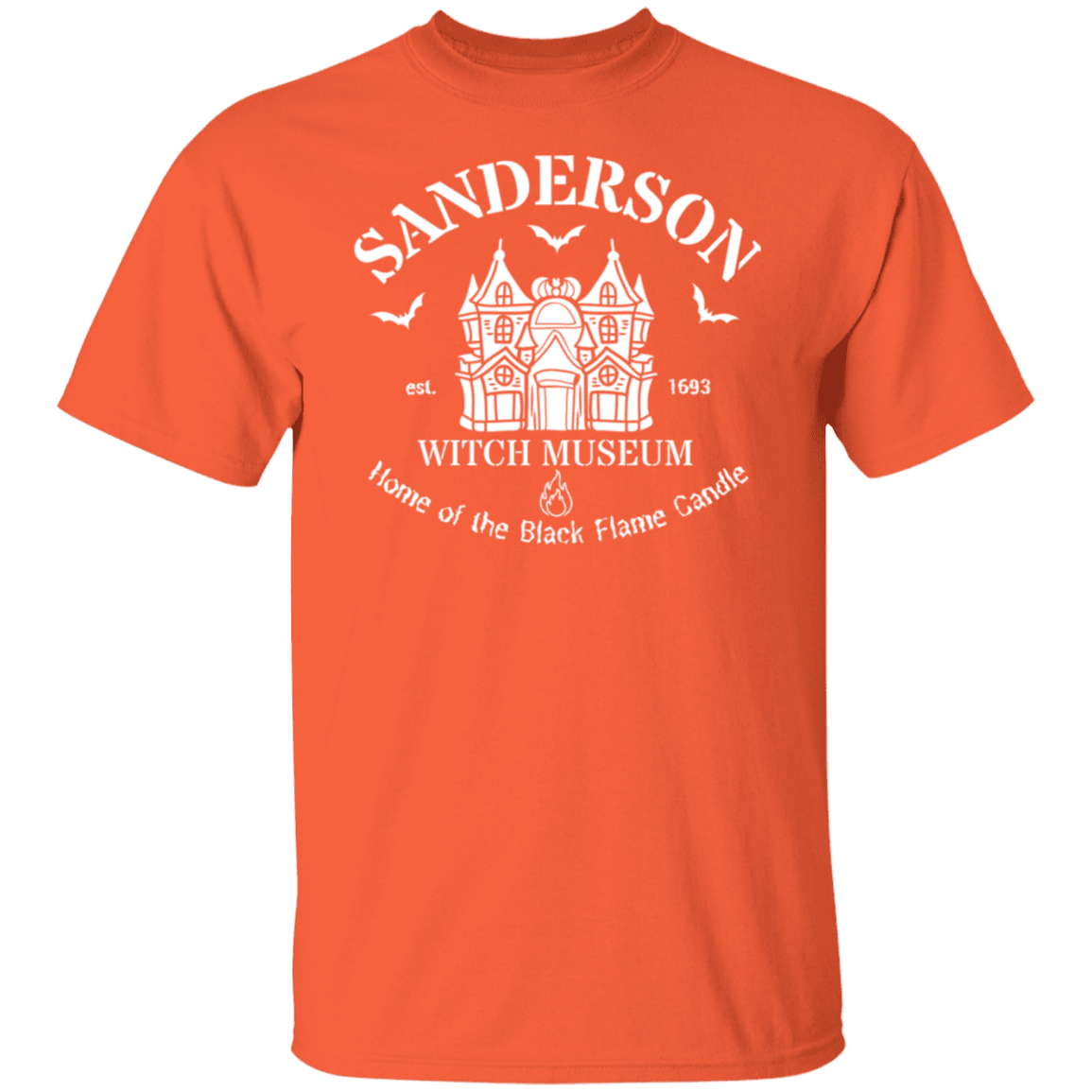 SANDERSON Witch Museum T Shirt - White Design - ALL4THEGIFTOFIT