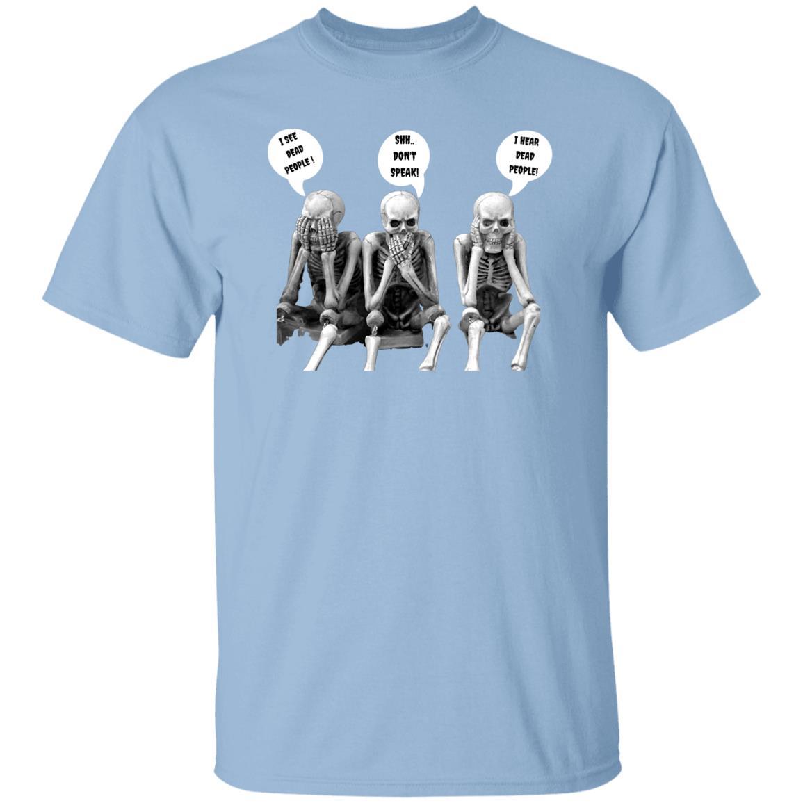 Three Skeletons - Halloween - G500 5.3 oz. T-Shirt - ALL4THEGIFTOFIT