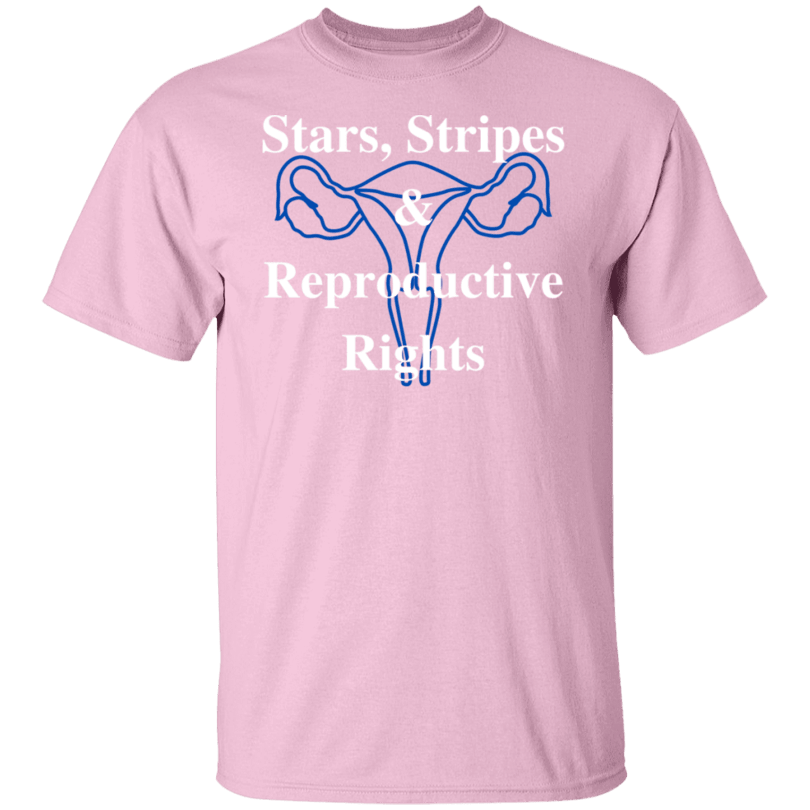 Stars, Stripes & Reproductive Rights - White & Blue Design - ALL4THEGIFTOFIT