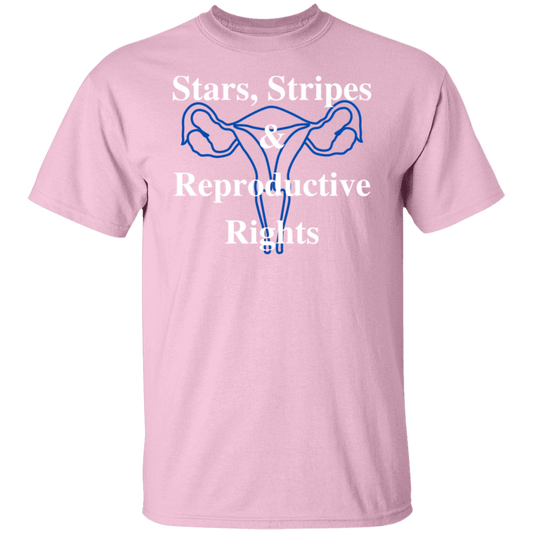 Stars, Stripes & Reproductive Rights - White & Blue Design - ALL4THEGIFTOFIT