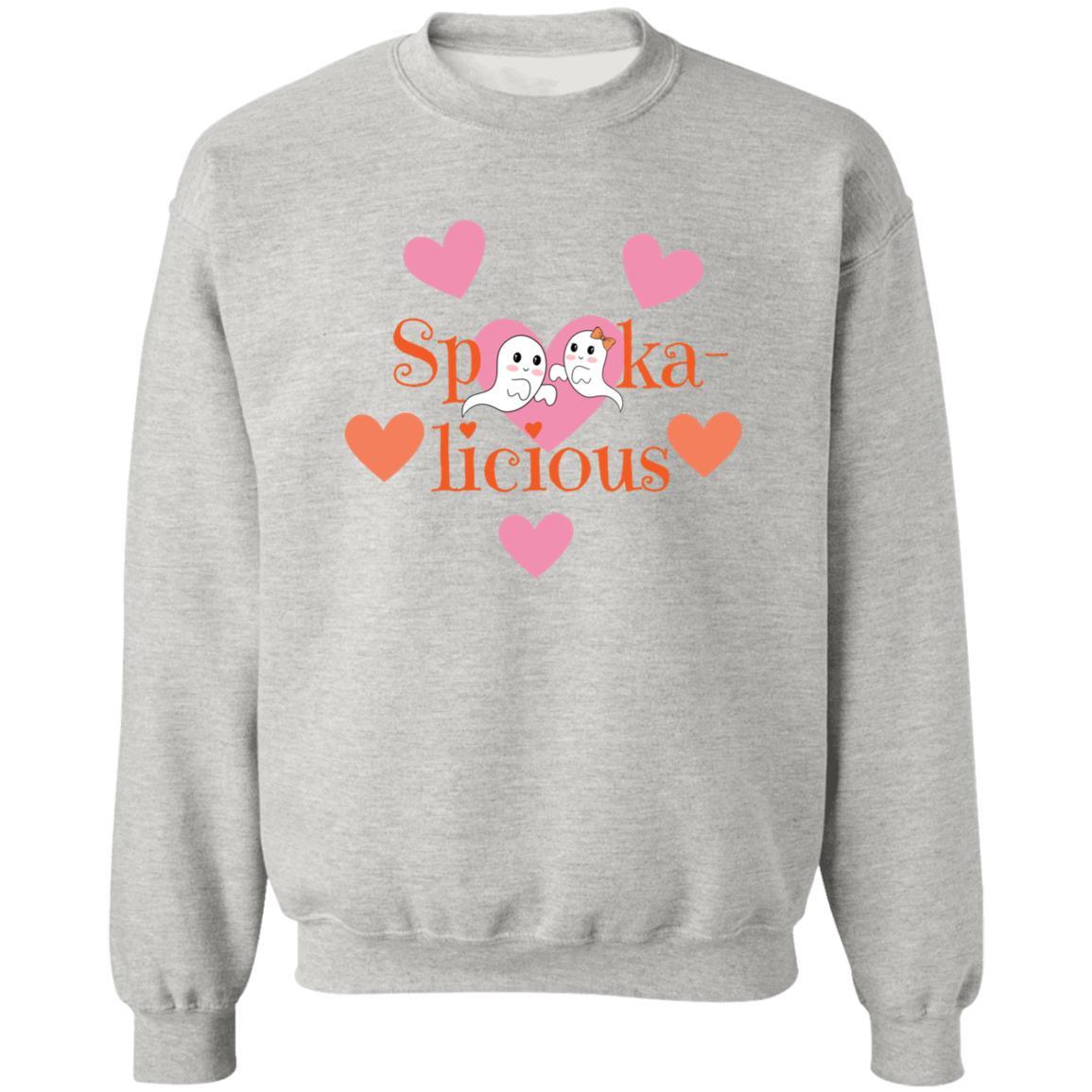 Spookalicious (Halloween) - G180 Crewneck Pullover Sweatshirt - ALL4THEGIFTOFIT