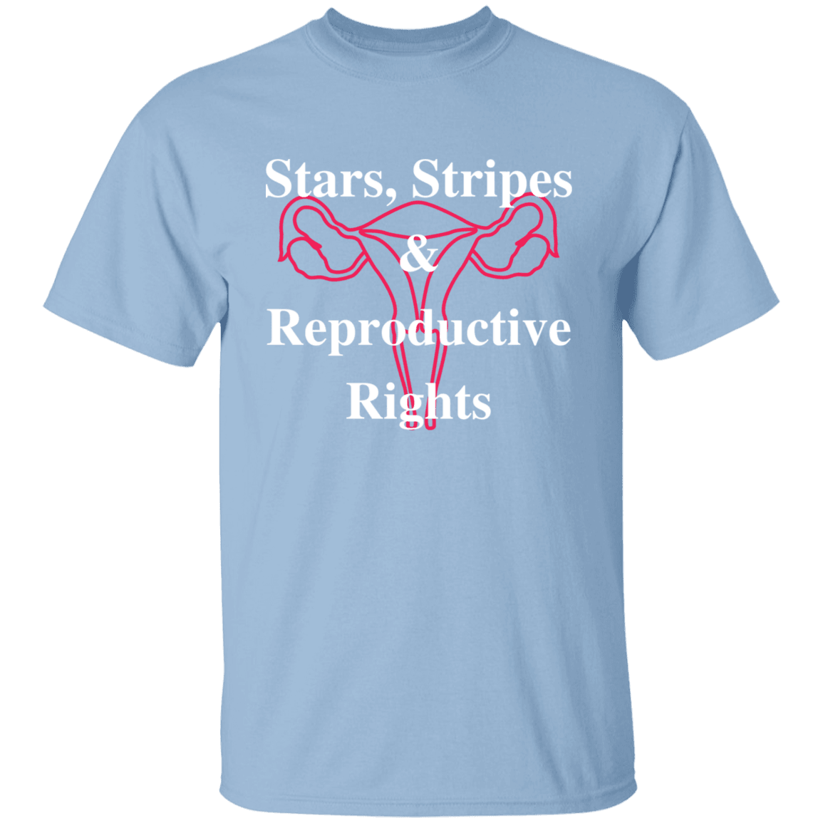 Stars, Stripes & Reproductive Rights - White & Red Design - ALL4THEGIFTOFIT