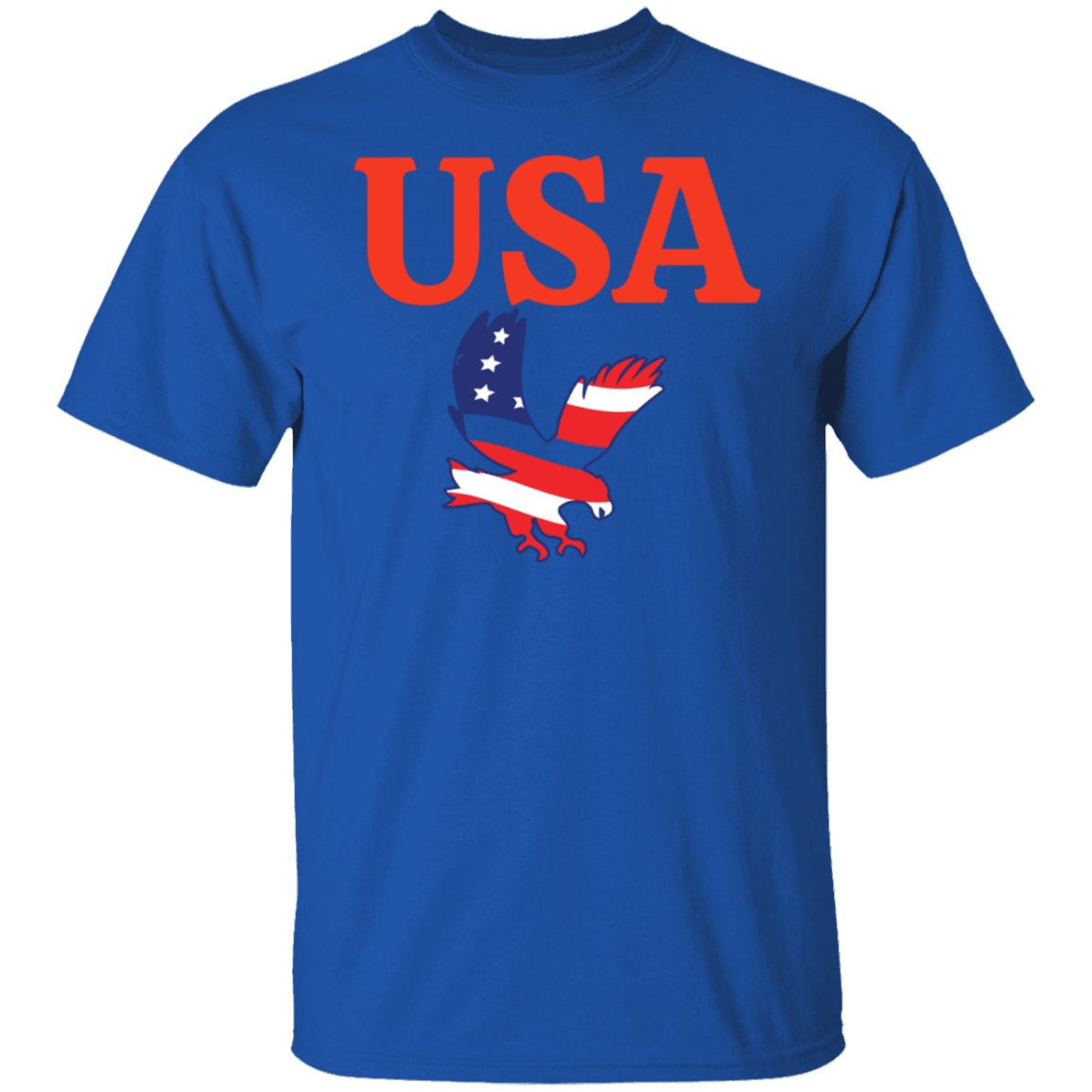 USA T-Shirt (Red Design) - ALL4THEGIFTOFIT