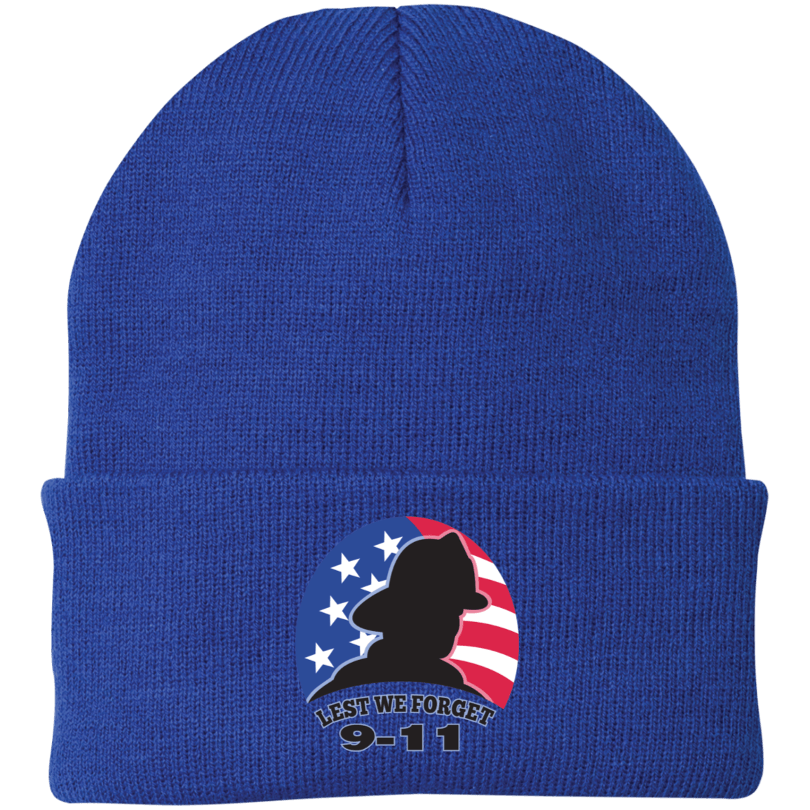 Never Forget (5) - CP90 Embroidered Knit Cap - ALL4THEGIFTOFIT