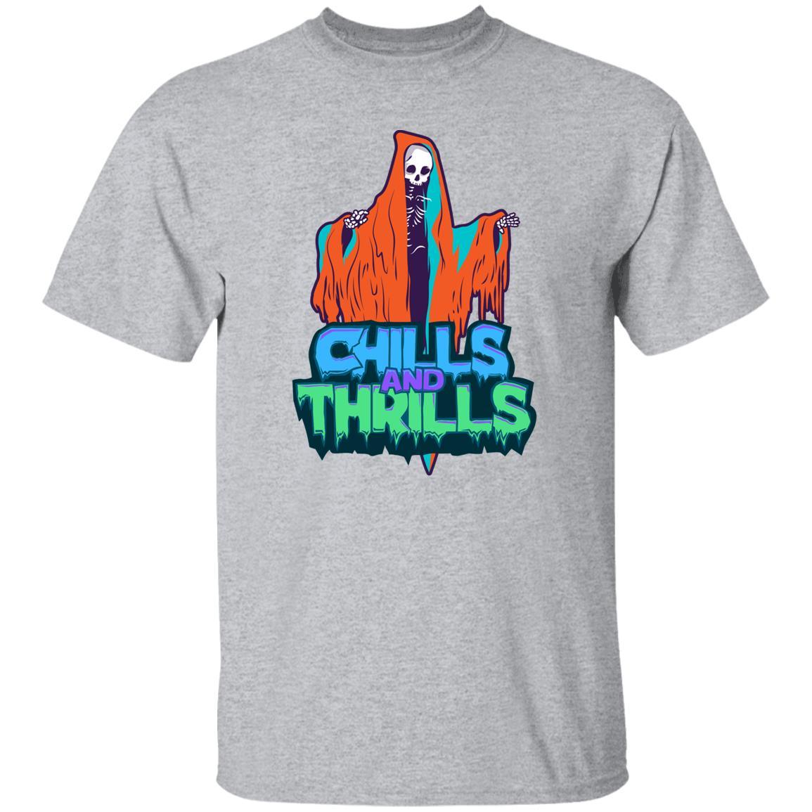 Chills & Thrills - Halloween - G500 5.3 oz. T-Shirt - ALL4THEGIFTOFIT