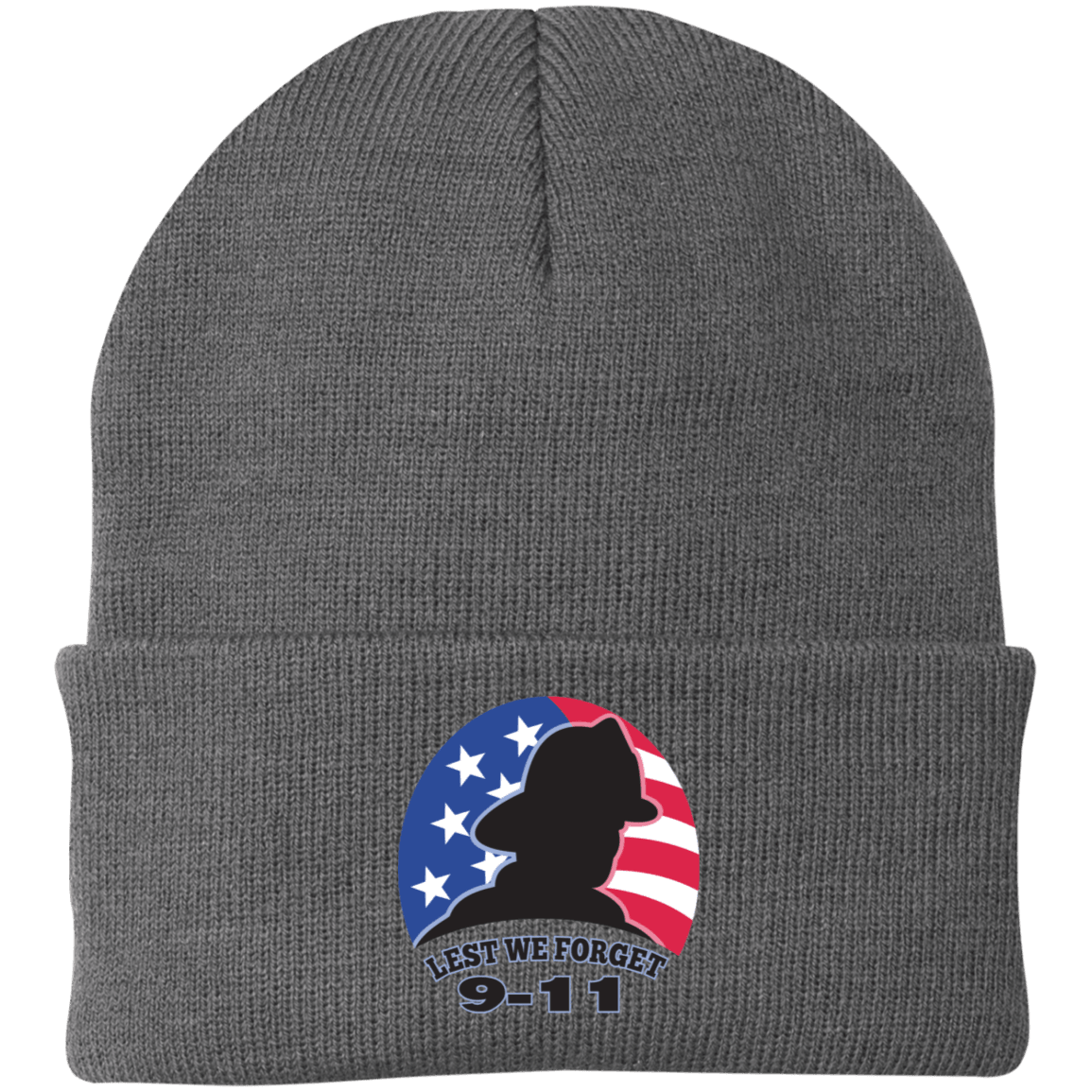 Never Forget (5) - CP90 Embroidered Knit Cap - ALL4THEGIFTOFIT