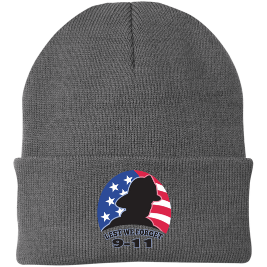 Never Forget (5) - CP90 Embroidered Knit Cap - ALL4THEGIFTOFIT