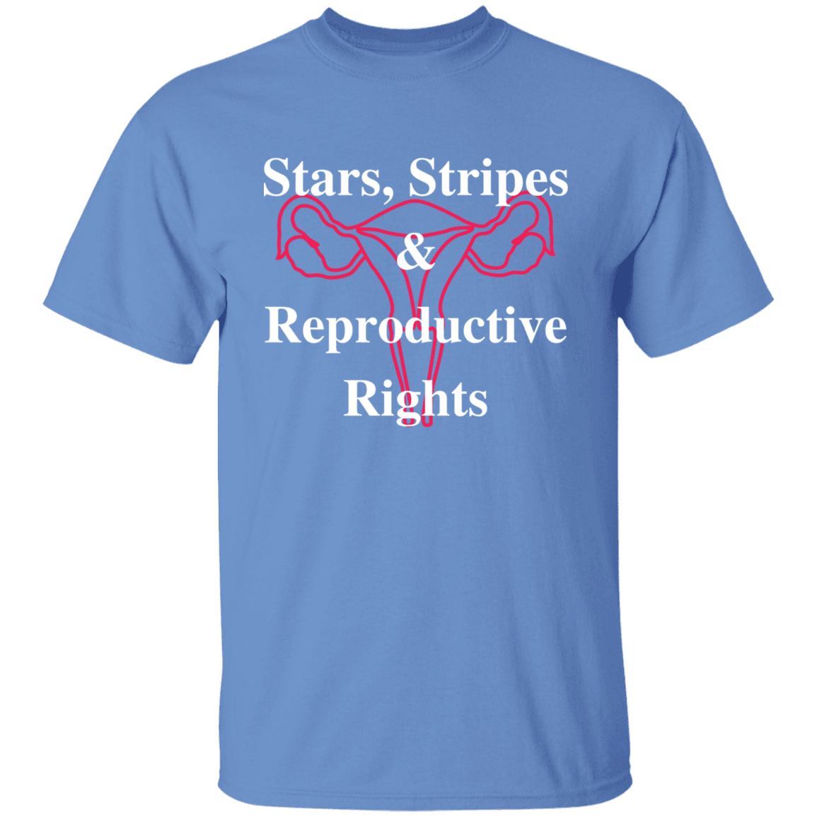 Stars, Stripes & Reproductive Rights - White & Red Design - ALL4THEGIFTOFIT