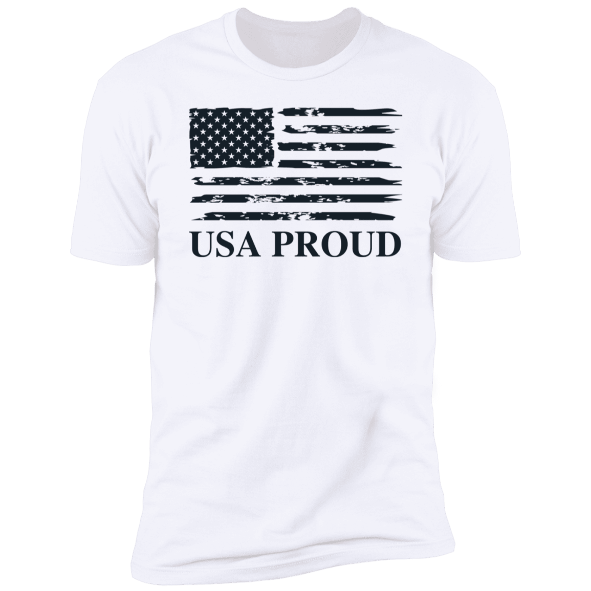 USA PROUD T-Shirt (Black Design) - ALL4THEGIFTOFIT